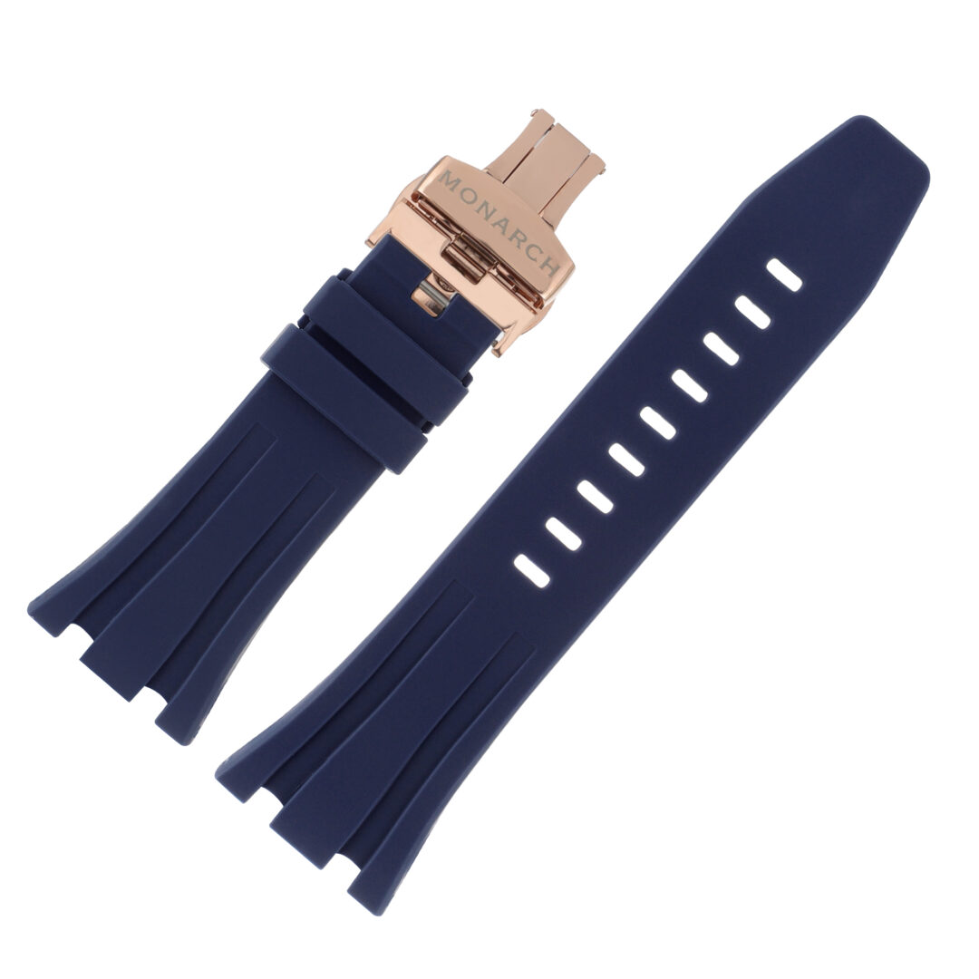 monarch-bracelet-silicone-pour montre - navy